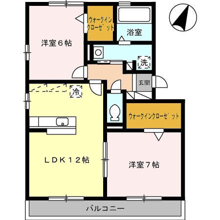 ロイヤルガーデン染地台　B 間取り図