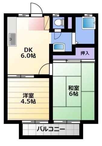 ノヨリハイツA 202号室 間取り