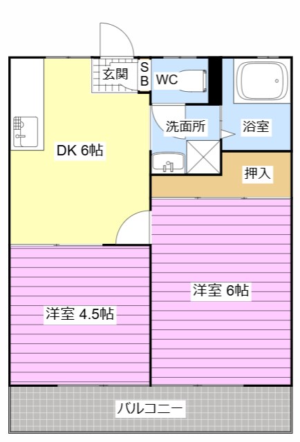 ノヨリハイツA 間取り図