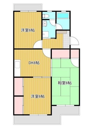 マンションラフィーネ 101号室 間取り