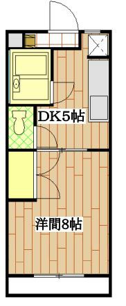 ハウスグラミーⅠ 101号室 間取り