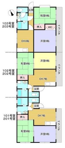 コーポＡＯＩ 202号室 間取り