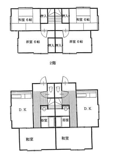 テラスハウス本間 5号室 間取り