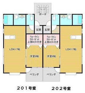 ガーデンパレス　かしの木 間取り図