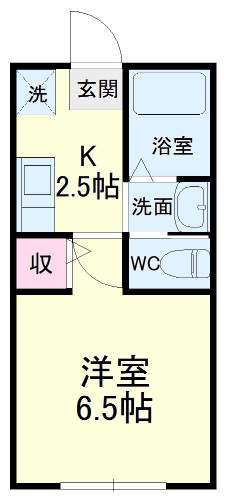 グラーヴェ幸 202号室 間取り