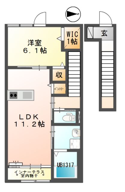 グランパレス浜松半田 間取り