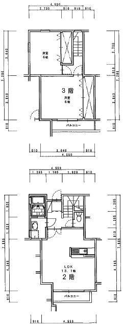 アンダンテ 202号室 間取り