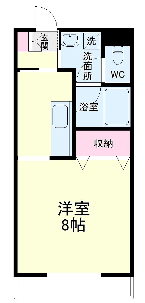 オリオンアパートメント 218号室 間取り