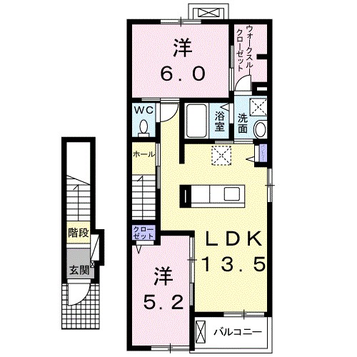 エルドラード葵Ⅰ 203号室 間取り