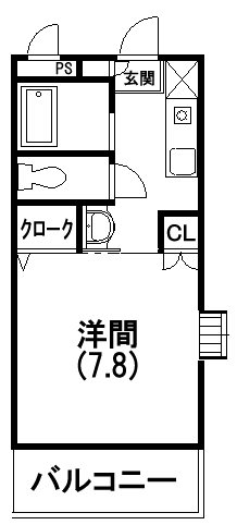 恵愛ハイツ 207号室 間取り