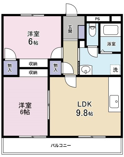 VPマンションⅢ 間取り図