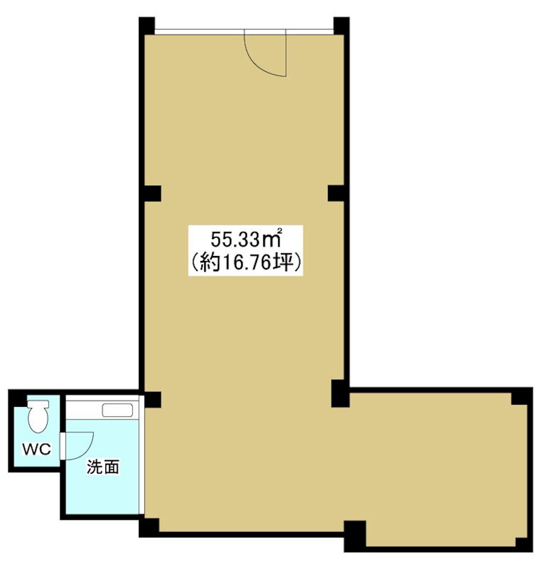 平田町堀内ビル（店舗） 間取り