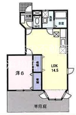 ライズ 103号室 間取り