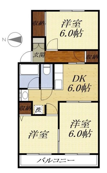 ヴィラナリー袋井 間取り図