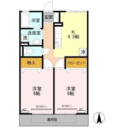 竹富ハイツ 間取り