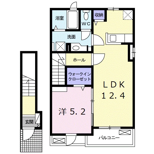 ブライトハウスカキコⅡ 202号室 間取り