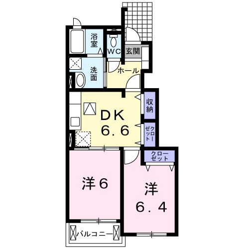 ミルト・アルバーダ・Ｎ　Ｂ 間取り図