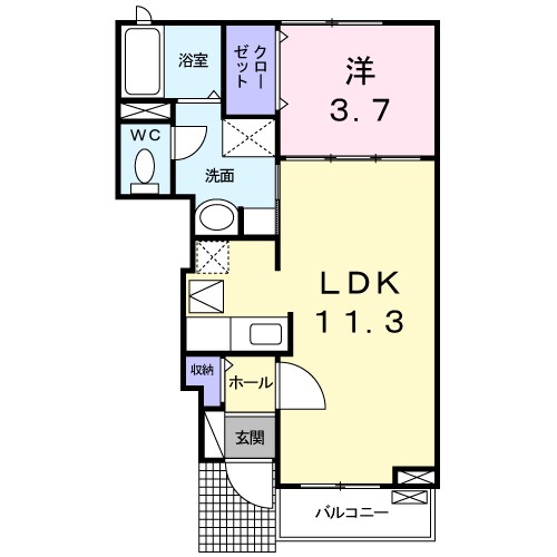 マイ　ライフ 間取り図