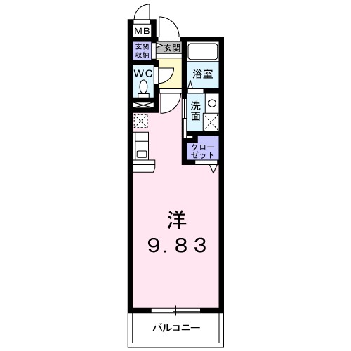 イーストワン 間取り図