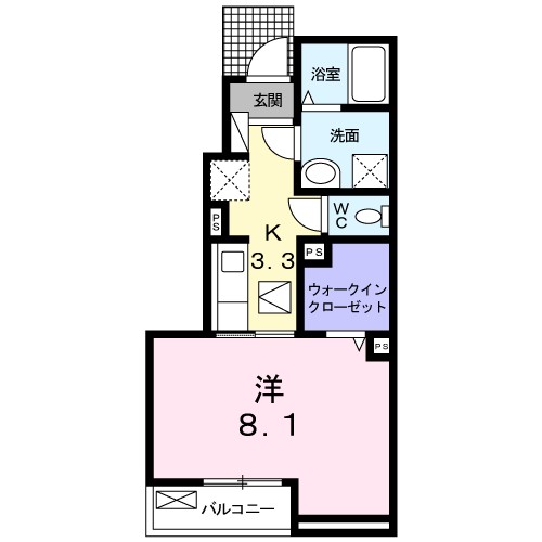 メゾンド・エクセレンスⅢ 間取り図