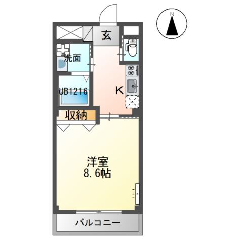 城北レジデンス 間取り