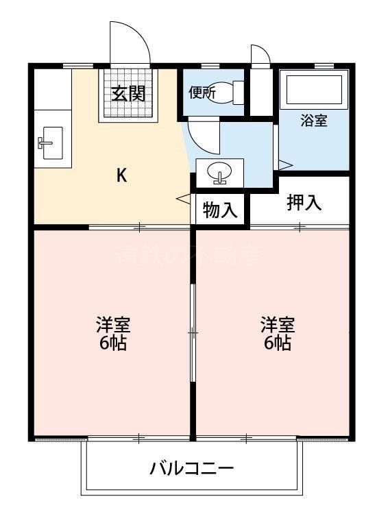 富士見コーポ 間取り図