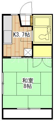 桂コーポ 間取り図