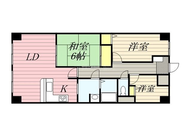 リアライズ城北 間取り図