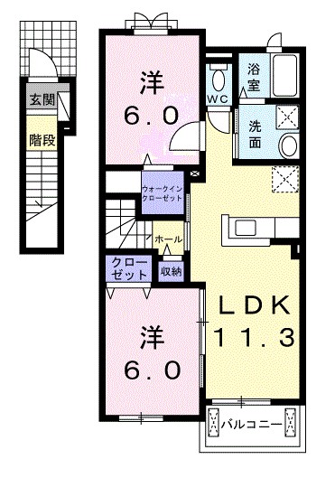 ゼファー 間取り図