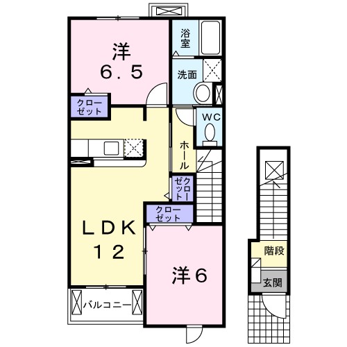 ジュネスＡ 間取り図