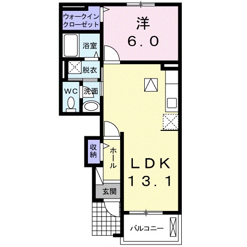 ムーンローズ 間取り図