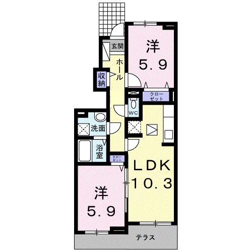 ルーチェ　ソラーレ 間取り図