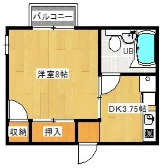 セジュール城北 間取り図