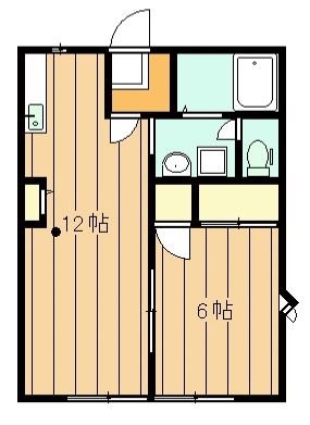 セントポーリア葵D 間取り図