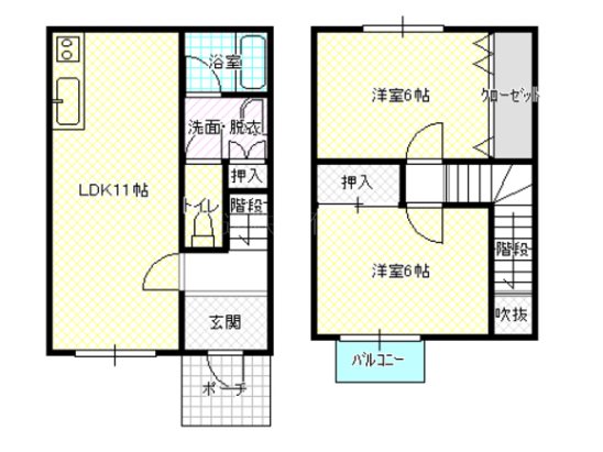 Cozy Terrace 間取り図