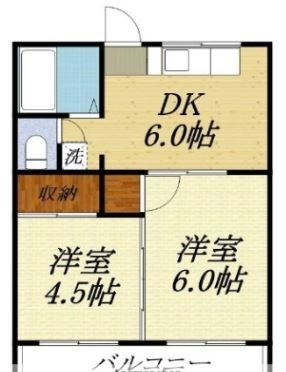 コーポ・バイザリヴァー 間取り図