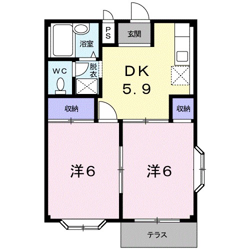 エルディムおおすみＡ 間取り図