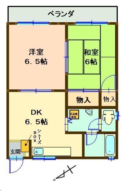 サンパレス葵 間取り図