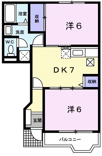 ウッディ森 間取り図