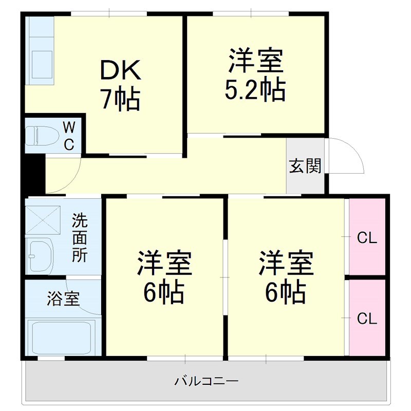 サンハイツ 間取り図