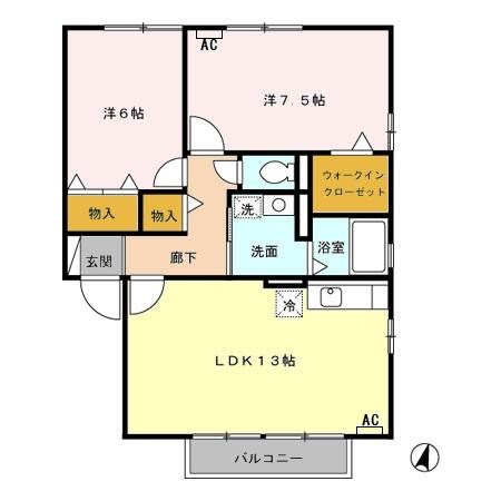 ウィルモアWADA 間取り図