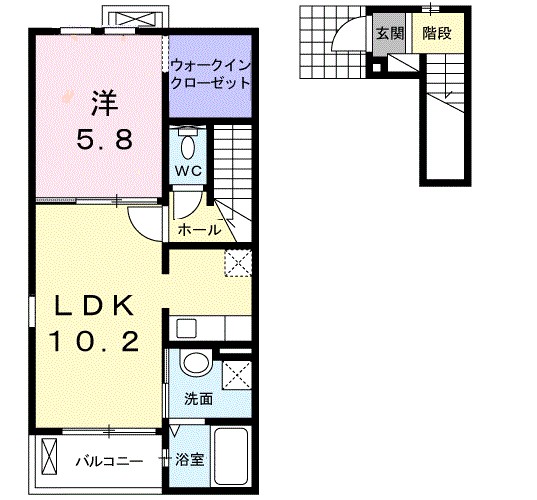 ベルメゾン 間取り図