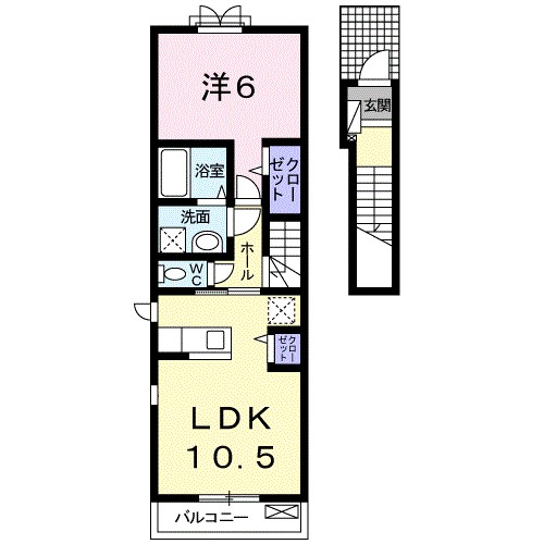 ポレール 間取り図