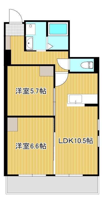 仮）早出町2階建共同住宅 間取り図