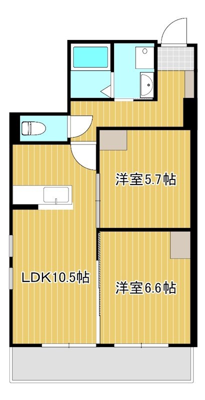 仮）早出町2階建共同住宅 間取り図