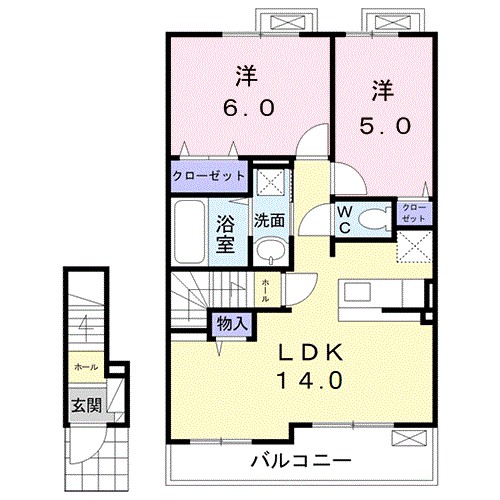 ベル　ヒルズ 間取り図