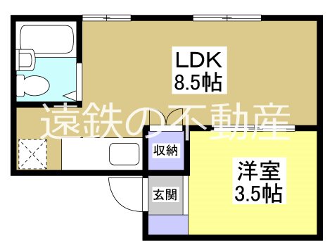 A-Life葵東 間取り図