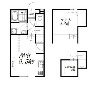 M's 1702 205号室 間取り