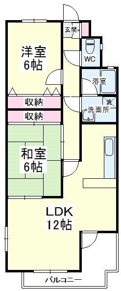 バウムコートＡ棟 間取り図