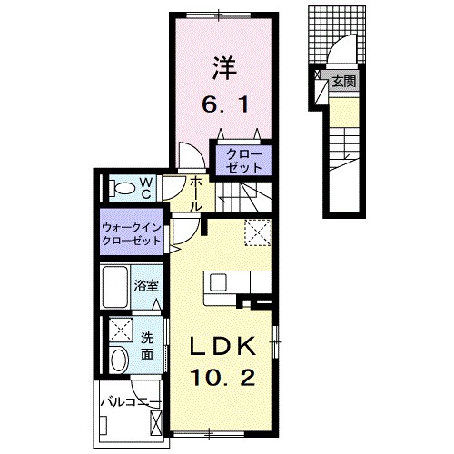 リュッシュ 間取り図